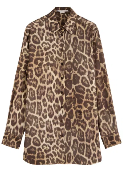 Stella Mccartney Large Silhouette Shirt In Multi Animal