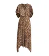 Stella Mccartney Leopard Print Short-sleeve Midi Dress