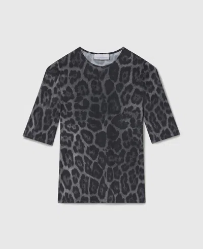 STELLA MCCARTNEY LEOPARD-PRINT SHORT-SLEEVE T-SHIRT