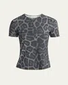 Stella Mccartney Leopard Print Short-sleeve Top