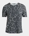 Stella Mccartney Leopard Print Short-sleeve Top