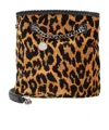 Stella Mccartney Fabric Bucket Bag In Black