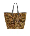 Stella Mccartney Leopard Print Shoulder Bag In Brown