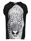 Stella Mccartney Leopard-print T-shirt In Black