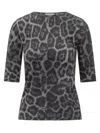 Stella Mccartney Leopard Print Top In Black