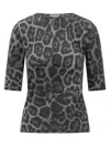 Stella Mccartney Leopard Print Top In Black