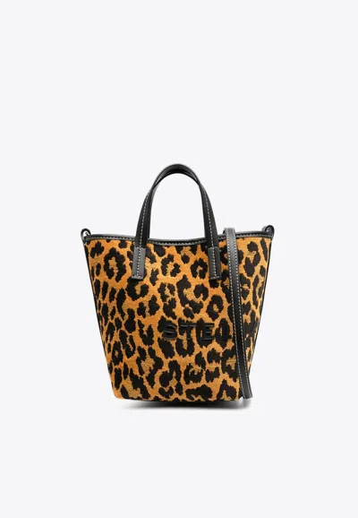 STELLA MCCARTNEY LEOPARD PRINT TOTE BAG
