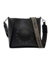 Stella Mccartney Letter Logo Shoulder Bag In Black