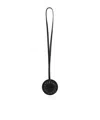 Stella Mccartney Logo-lettering Key-ring On Strap In Black