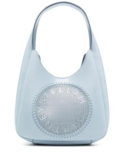 Stella Mccartney Light Blue Bag With Embroidered Logo