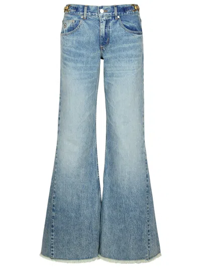 STELLA MCCARTNEY LIGHT BLUE COTTON JEANS