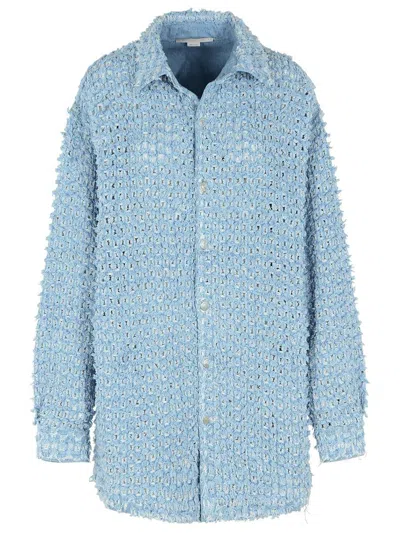 Stella Mccartney Light Blue Cotton Shirt