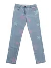 Stella Mccartney Light Blue Jeans With Stars In Light Blue