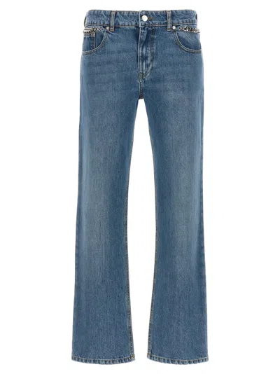Stella Mccartney Light Blue Regular Mid Rise Jeans