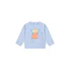 Stella Mccartney Graphic-print Sweatshirt In Light Blue