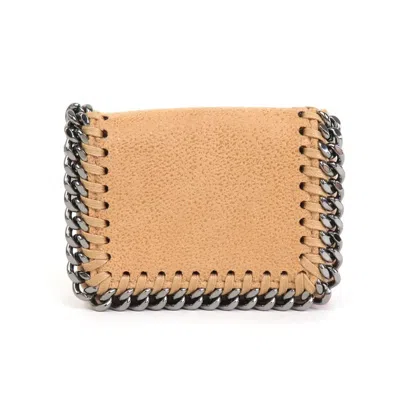 Pre-owned Stella Mccartney Light Brown Faux Leather Wallet (tri-fold) ()