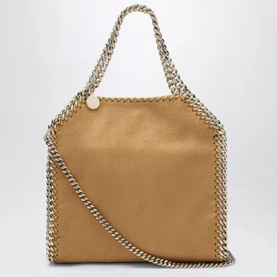Stella Mccartney Light Gold Falabella Mini Bag Women In Silver