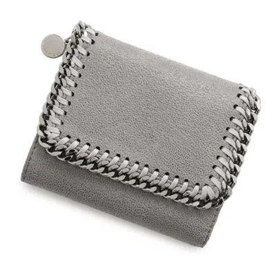 Pre-owned Stella Mccartney Light Gray Polyester Wallet (tri-fold) ()