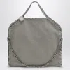 Stella Mccartney Light Grey Falabella Fold Over Tote Bag Women In Gray