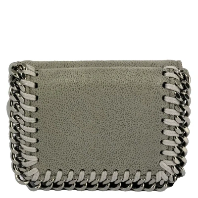 Stella Mccartney Light Grey Ladies Falabella Small Flap Wallet