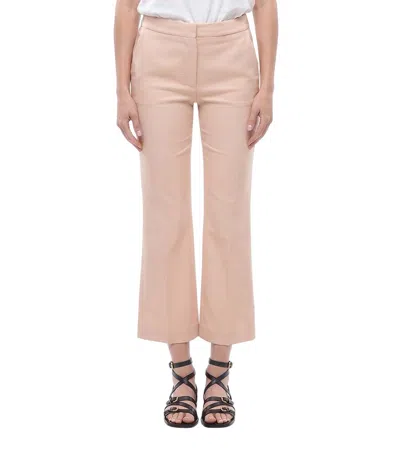 Stella Mccartney Light Pink Bootcut Flat Front Pants