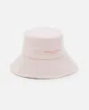 STELLA MCCARTNEY LIGHT PINK ECO BUCKET HAT