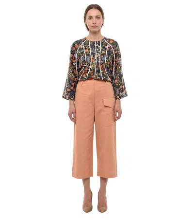 Stella Mccartney Light Pink Straight Cargos Pants