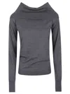 Stella Mccartney Light Wool Jumper In Gray