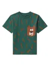 Stella Mccartney T-shirt Mit Blitz-print In Green