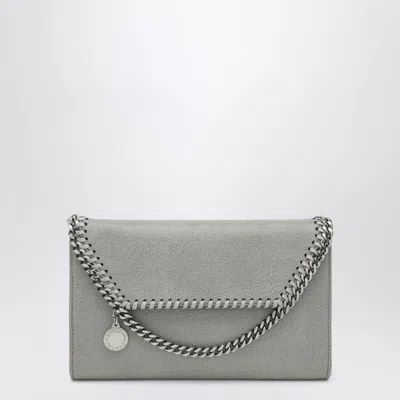 Stella Mccartney Lightweight Mini Falabella Crossbody Wallet Bag In Blue