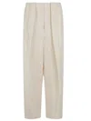 Stella Mccartney Relaxed Wide-leg Trousers In Viscose Blend In Neutral