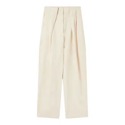 Stella Mccartney Linen Balloon Trouser In Neutral