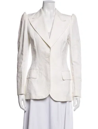 Pre-owned Stella Mccartney Linen Blazer In Neutrals