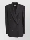 Stella Mccartney Linen Blend Blazer Button Detailing