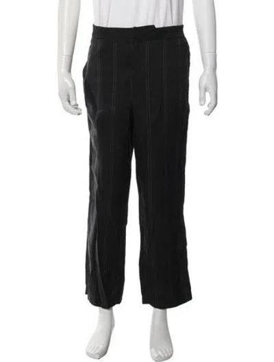 Pre-owned Stella Mccartney Linen Pants In Black