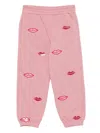 Stella Mccartney Lip-print Sweatpants In Pink
