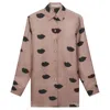Stella Mccartney Oversized Lips Print Shirt In Multi