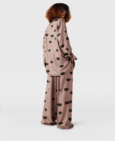 Stella Mccartney Lips Print Pajama Trousers In Multi