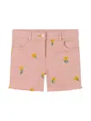 Stella Mccartney Little Girl's & Girl's Sunflowers Gabardine Shorts