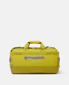 Stella Mccartney Logo 24/7 Gym Bag In Pulse Olive/signal Cyan/tech Earth