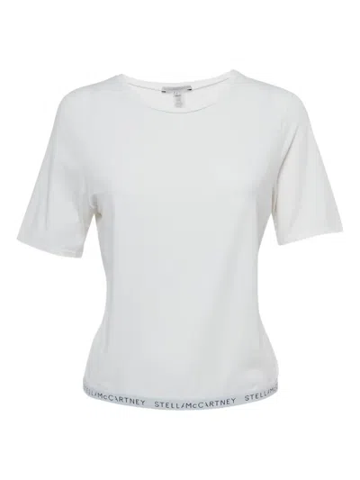 Pre-owned Stella Mccartney Logo-band White T-shirt