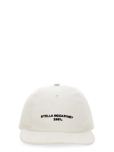 Stella Mccartney Baseball Hat With Logo Embroidery In White