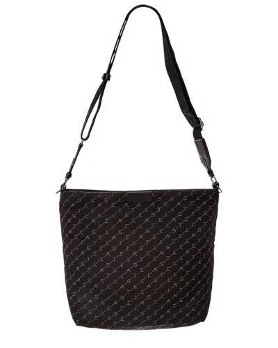 Stella Mccartney Logo Canvas Shoulder Bag