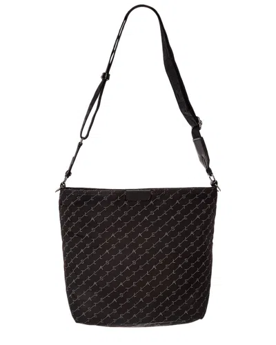 Stella Mccartney Logo Canvas Shoulder Bag