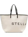 Stella Mccartney Logo Canvas Tote Bag