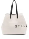 Stella Mccartney Logo Canvas Tote Bag