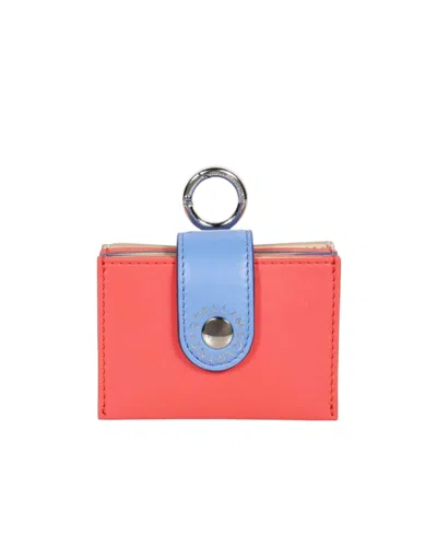 Stella Mccartney Logo Card Bag In Pink