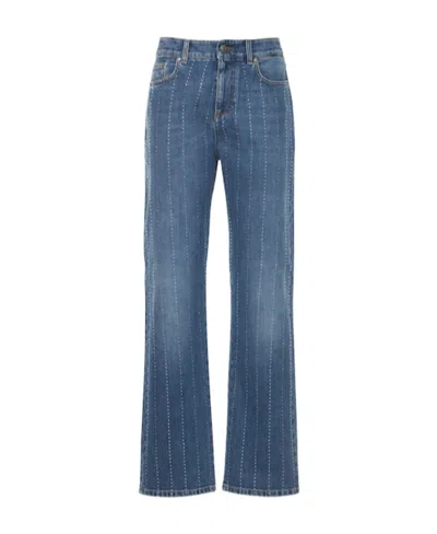 Stella Mccartney Logo Casual Jeans In Blue