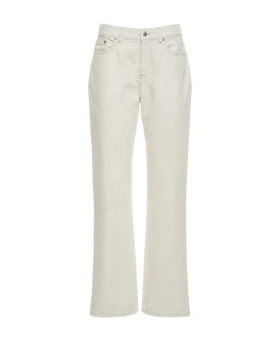 Stella Mccartney Logo Casual Long Jeans In White