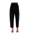 Stella Mccartney Logo Casual Pants In Black
